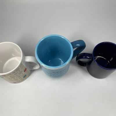 Lot of Various Ceramic Coffee Tea Mugs Scrabble, Mother's Day, & More