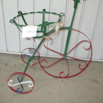 Bicycle Plant Holder