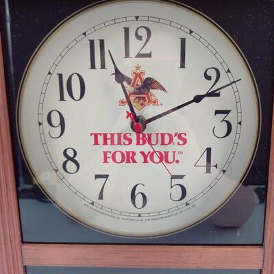BUDWEISER AMERICAN HEIRLOOM CLOCK
