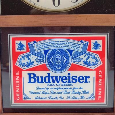 BUDWEISER AMERICAN HEIRLOOM CLOCK