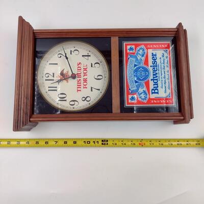 BUDWEISER AMERICAN HEIRLOOM CLOCK