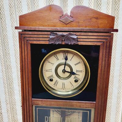 ANTIQUE SESSIONS CLOCK CO - REGULATOR CLOCK