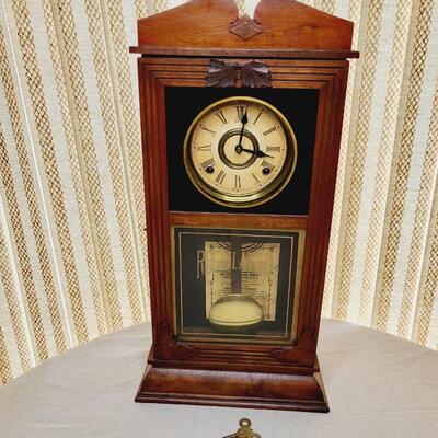 ANTIQUE SESSIONS CLOCK CO - REGULATOR CLOCK
