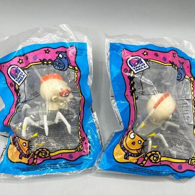 Pair of Unopened Taco Bell The Mask The Animated Series Wind Up Toys