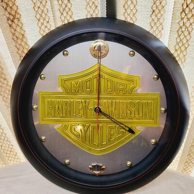 HARLEY DAVIDSON WALL CLOCK