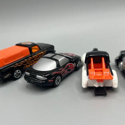 Lot of Various Hot Wheel Orange Colored Toy Cars
