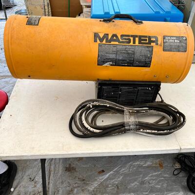303  Master Propane Forced Air Heater w/Thermostat