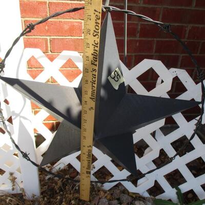 Black Texas Star & Lattice