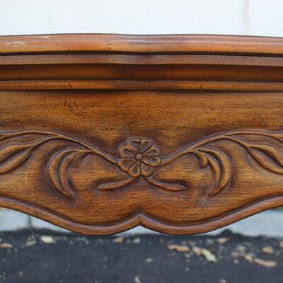 French Provincial Country Antique Style Console Table