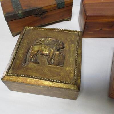 Collection Of Trinket Boxes
