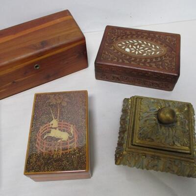 Collection Of Trinket Boxes