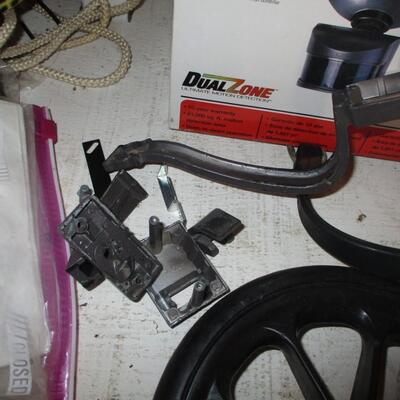Bungee cords, wheels etc