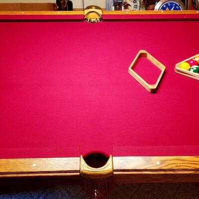 OLHAUSEN ACCU-FAST OLD STYLE POOL TABLE