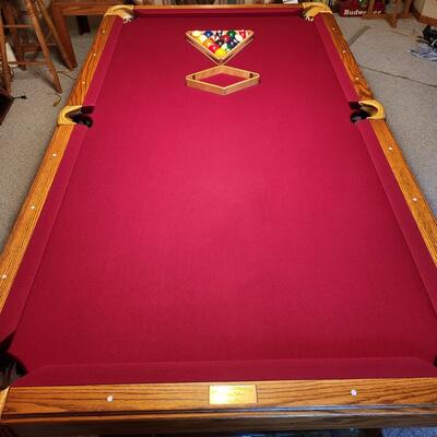 OLHAUSEN ACCU-FAST OLD STYLE POOL TABLE
