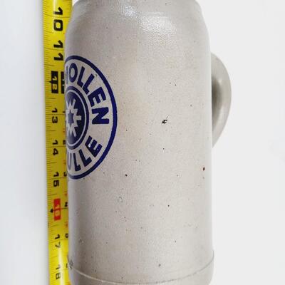 WIR WOLLEN WULLE STONEWARE BEER MUG
