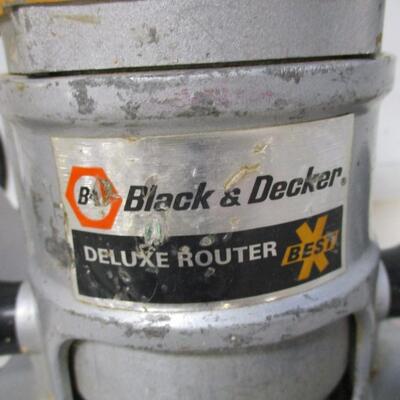 Black & Decker Deluxe Router