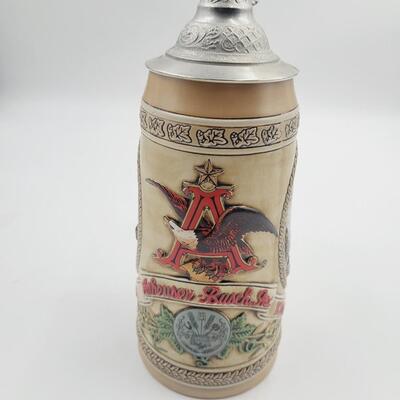 BUDWEISER G SERIES COLLECTABLE BEER STEIN