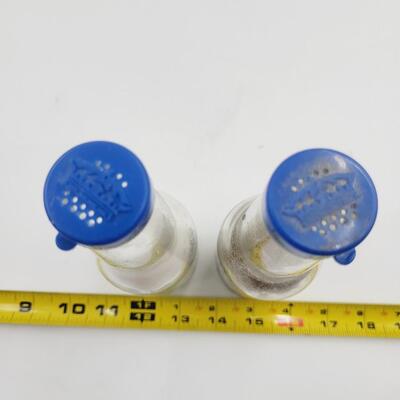 CORONA GLASS BOTTLE SALT & PEPPER SHAKERS