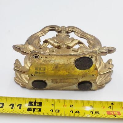 NICE BRASS LETTER / NAPKIN HOLDER