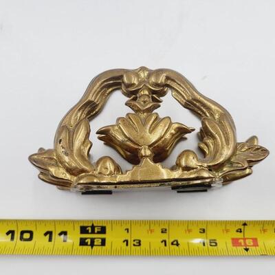 NICE BRASS LETTER / NAPKIN HOLDER