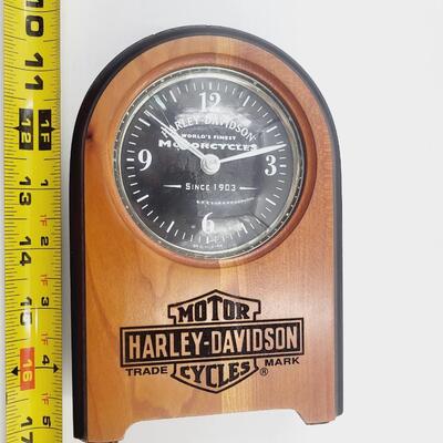 HARLEY DAVIDSON SMALL MANTLE CLOCK