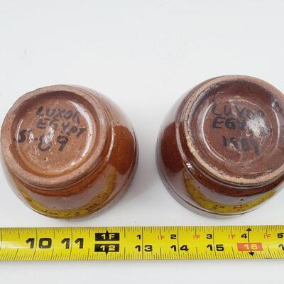 LUXOR EYGYPT HANDMADE POTTERY INCENSE / SMOKING BOWLS