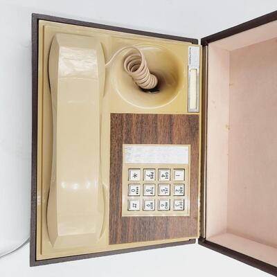 VINTAGE DECO TEL BOX PERSONAL PHONE