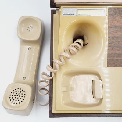VINTAGE DECO TEL BOX PERSONAL PHONE