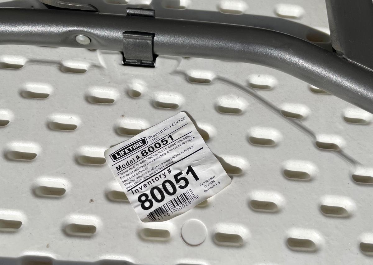 Lifetime Folding Table