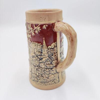 VINTAGE STONEWARE GERMAN BEER STEIN #322
