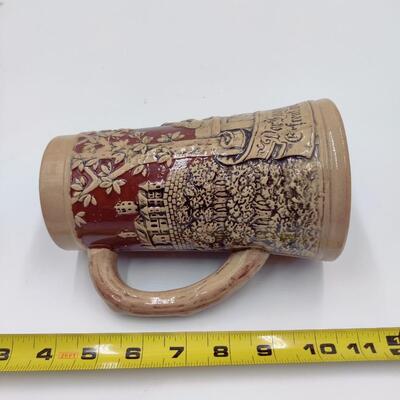 VINTAGE STONEWARE GERMAN BEER STEIN #322