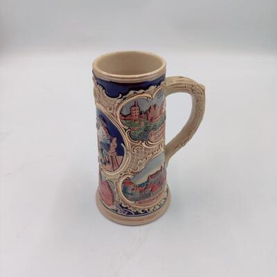 VINTAGE STONEWARE GERMAN BEER STEIN #2893