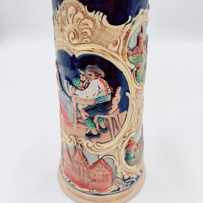 VINTAGE STONEWARE GERMAN BEER STEIN #2893