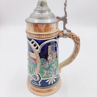 VINTAGE STONEWARE GERMAN BEER STEIN 723