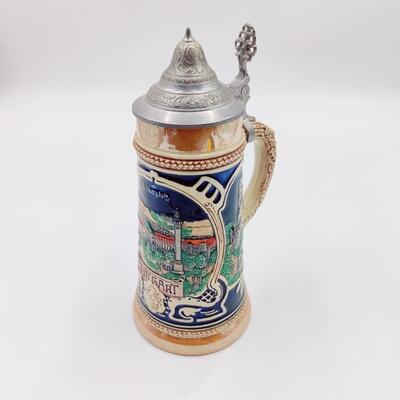VINTAGE STONEWARE GERMAN BEER STEIN 723