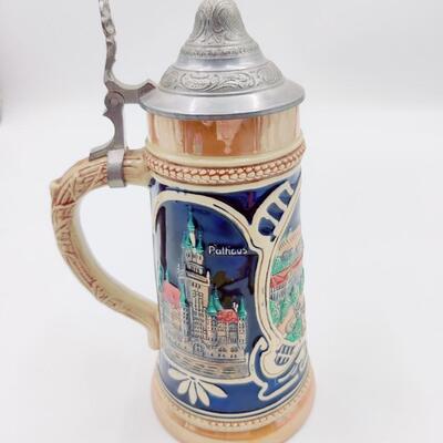 VINTAGE STONEWARE GERMAN BEER STEIN 723