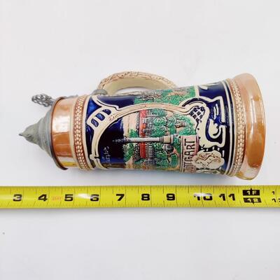 VINTAGE STONEWARE GERMAN BEER STEIN 723