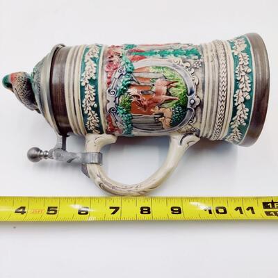 GERZ MALLARD DUCK BEER STEIN