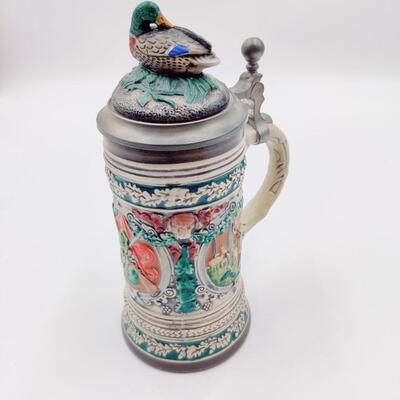 GERZ MALLARD DUCK BEER STEIN