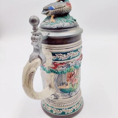 GERZ MALLARD DUCK BEER STEIN