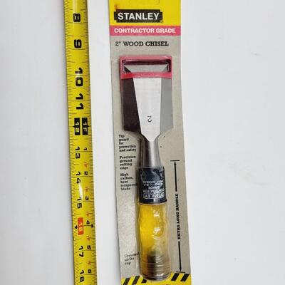 STANLEY 2IN CONTRACTOR GRADE WOOD CHISEL