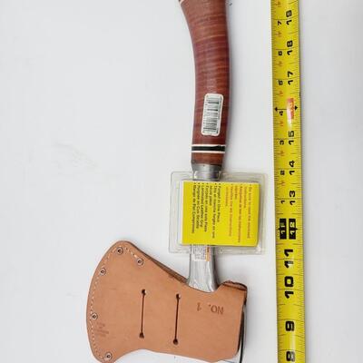 BEAUTIFUL ESTWING AXE W/ COVER - NEW