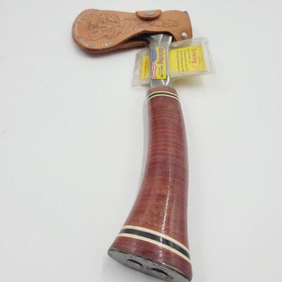 BEAUTIFUL ESTWING AXE W/ COVER - NEW