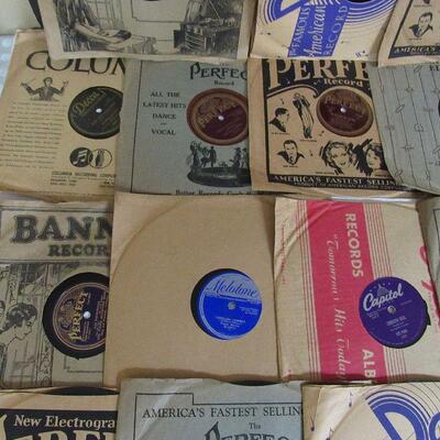17 Old 78 RPM Records