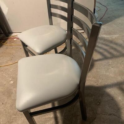 Heavy Duty Metal Chairs (2)