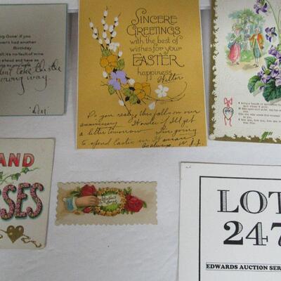 Lot of Vintage Greeting Cards/Post Cards