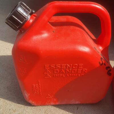 2  GAS CANS - OLD STYLE