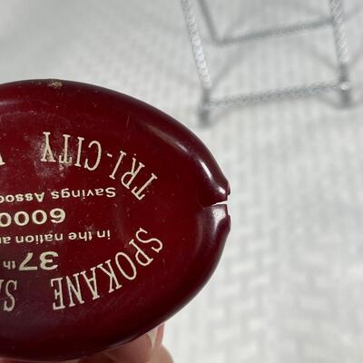 Vintage Fidelity Savings Spokane Rubber Coin Pouch