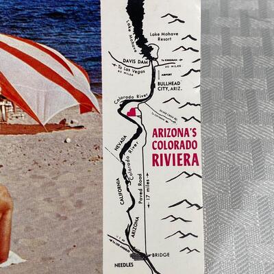 Vintage Lake Mohave Resort Arizona's Colorado Riviera Post Card Unused
