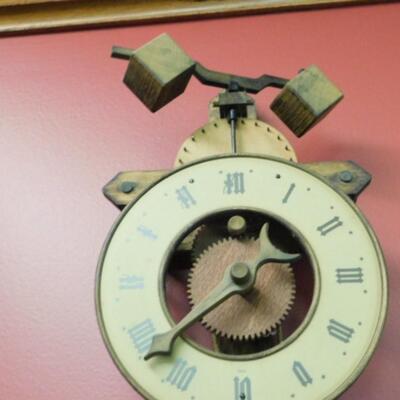 Vintage BUCO 1320 Pendulum Swiss Wall Clock